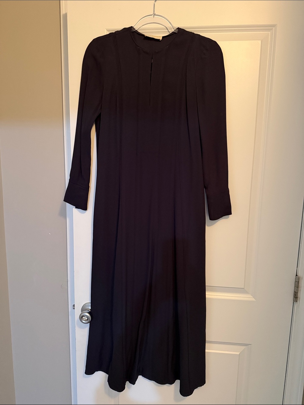 Ulla Johnson Navy Long-Sleeve Maxi Dress